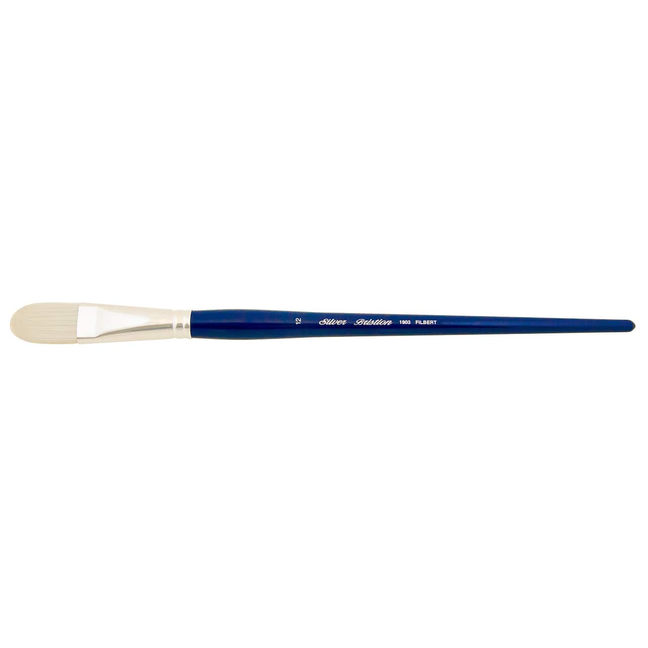 Silver Brush Limited Bristlon® Series 1903 Size 12 Long Handle Filbert Brush